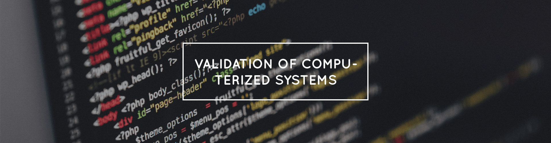 validation of computerized system medical