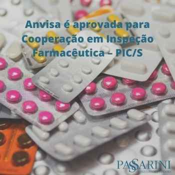 Anvisa é aprovada para Cooperação em Inspeção Farmacêutica – PIC/S