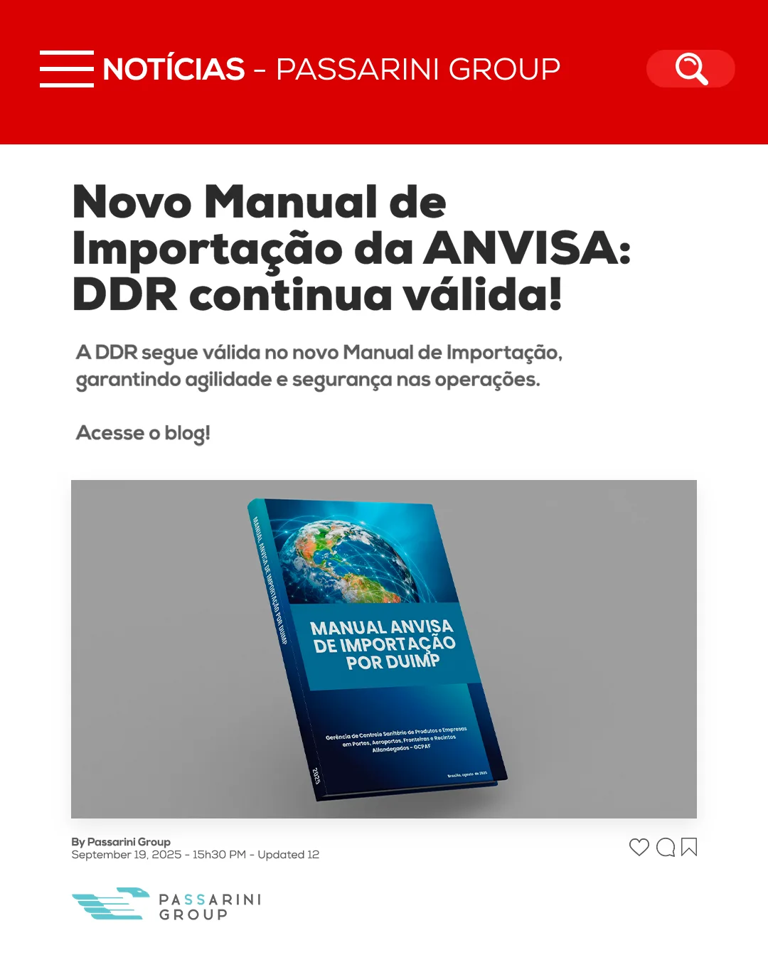 Feed Noticia Br Duimp Passarini Group Duimp