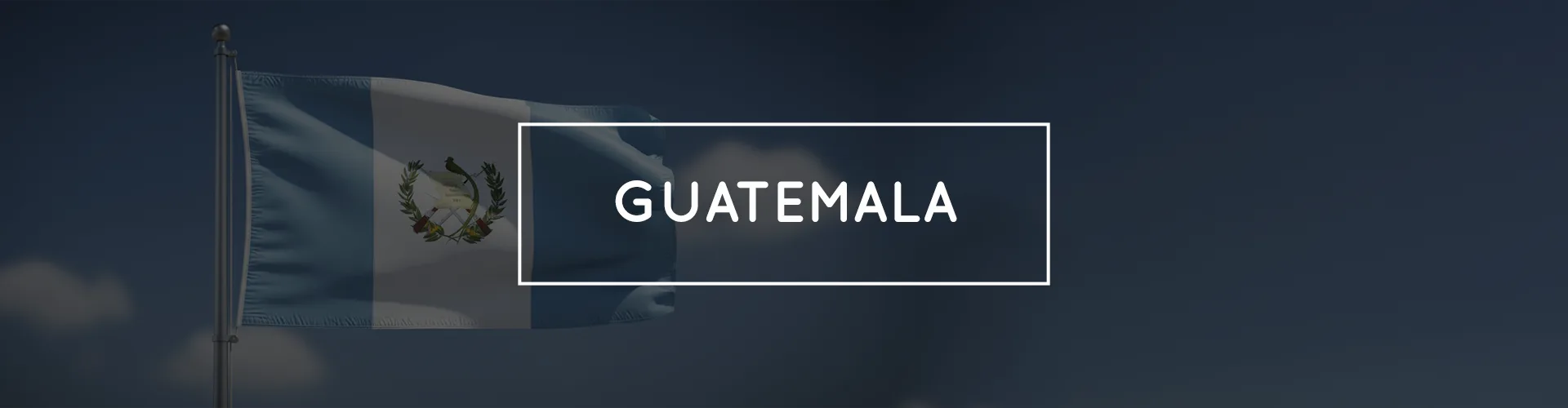 Banner bandeira Guatemala