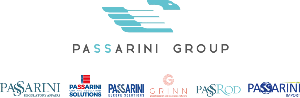 Sequência de Logos Passarini Group